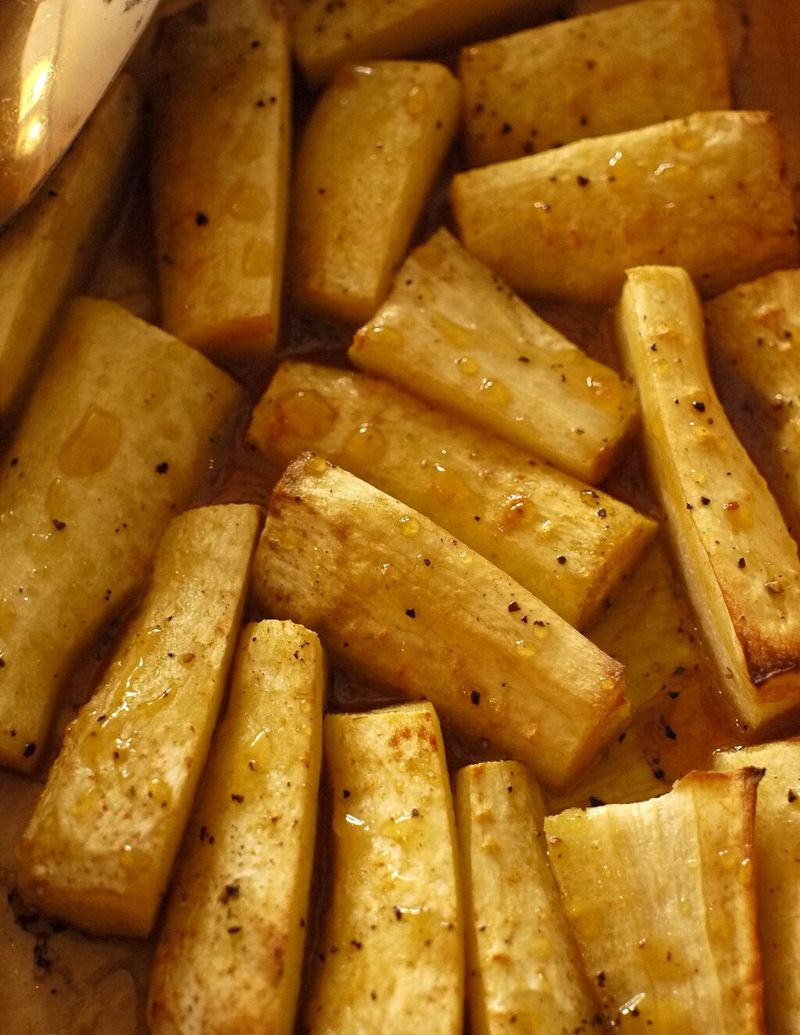 Honey-Mustard Roasted Parsnips