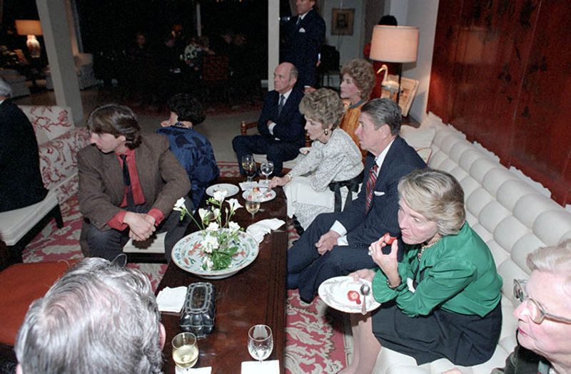Family Dinners Around the Television