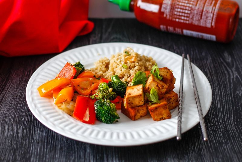 Spicy Tofu and Veggie Stir-Fry