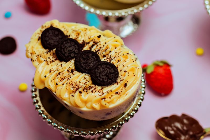 Mini Cookie Cheesecakes