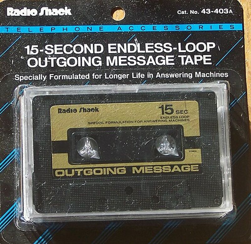 Tape-Based Answering Machine Media