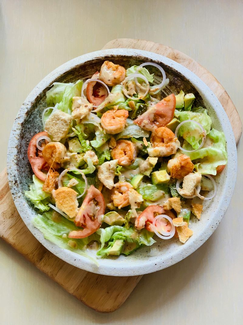 Shrimp Cobb Salad with Dijon Dressing