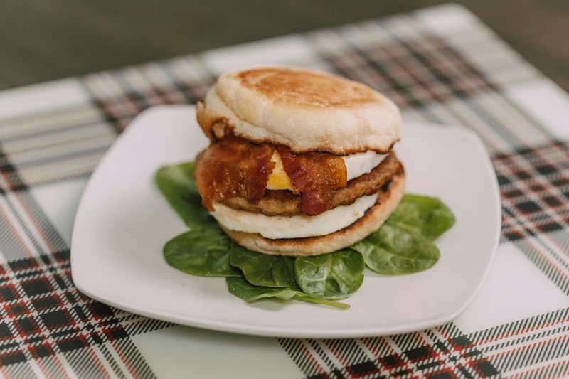 Egg Salad English-Muffin Sandwich