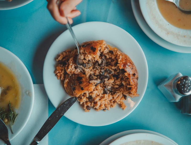 Creamy Mushroom Risotto With Brown Rice