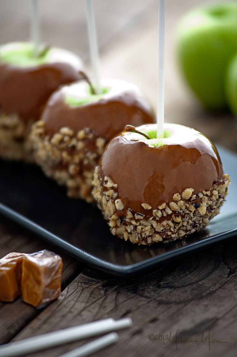 Traditional Fair-Style Caramel Apples