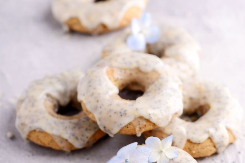 Lemon Poppy Seed Donuts