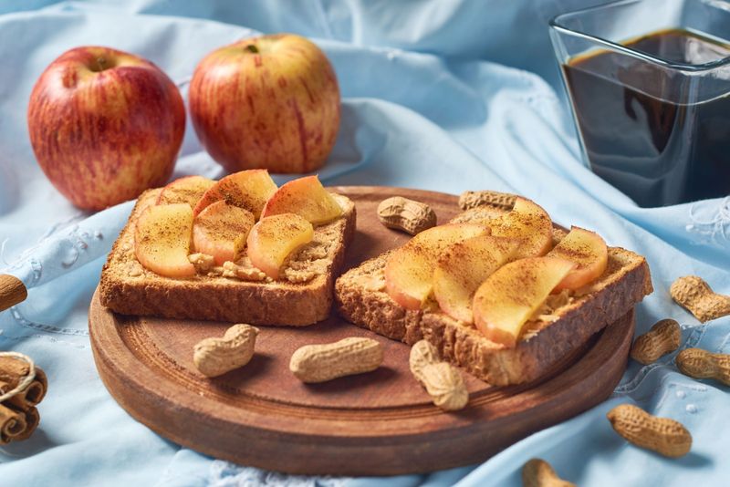 Apple & Peanut Butter Toast