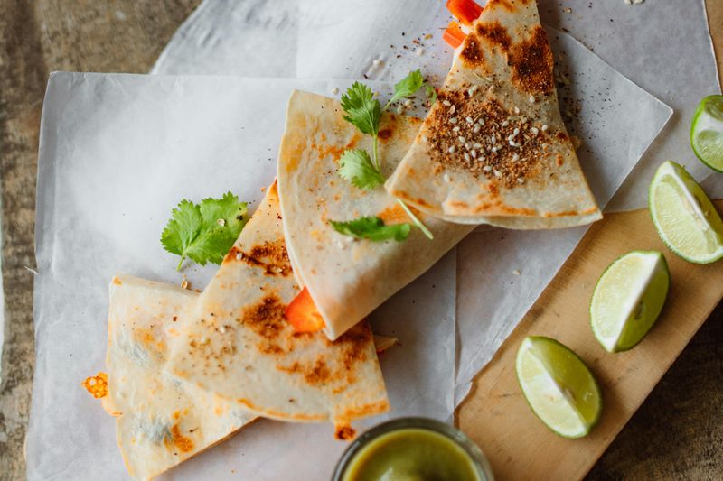 Mini Pumpkin Quesadillas