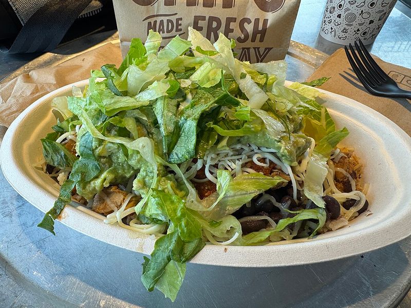 Chipotle - Salad (A.K.A. Burrito Bowl On greens)