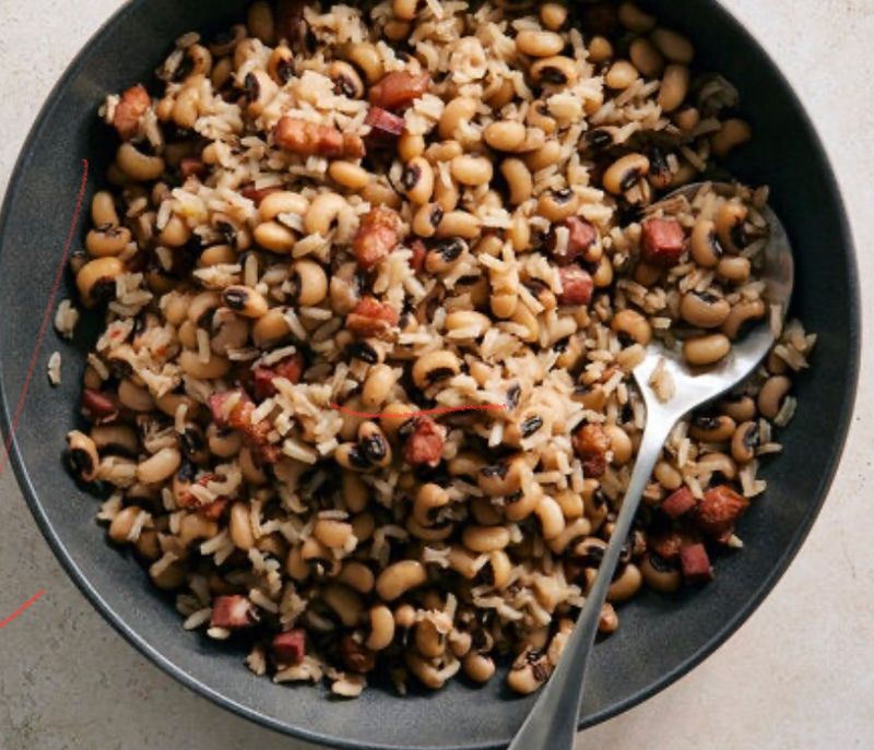 Hoppin' John - Black-Eyed Peas and Rice For Good Fortune