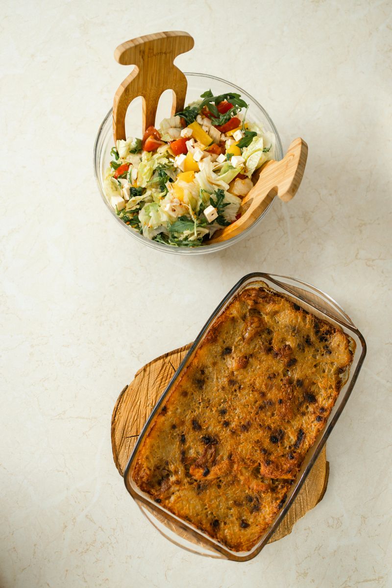 Butternut Squash and Black Bean Enchilada Bake