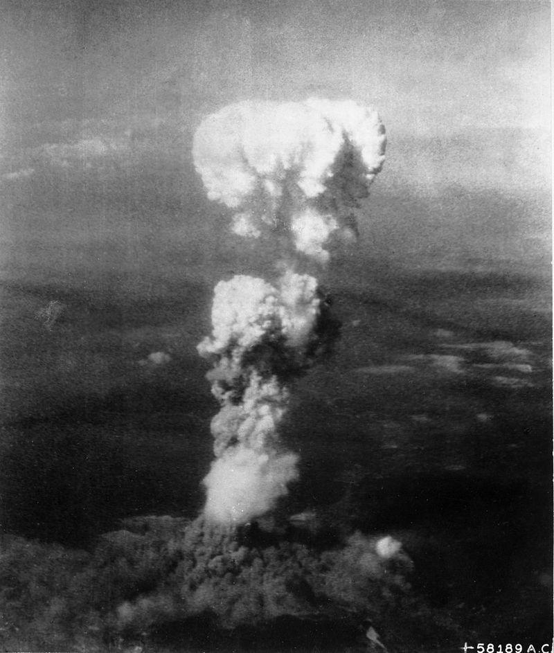 The Mushroom Cloud Over Hiroshima