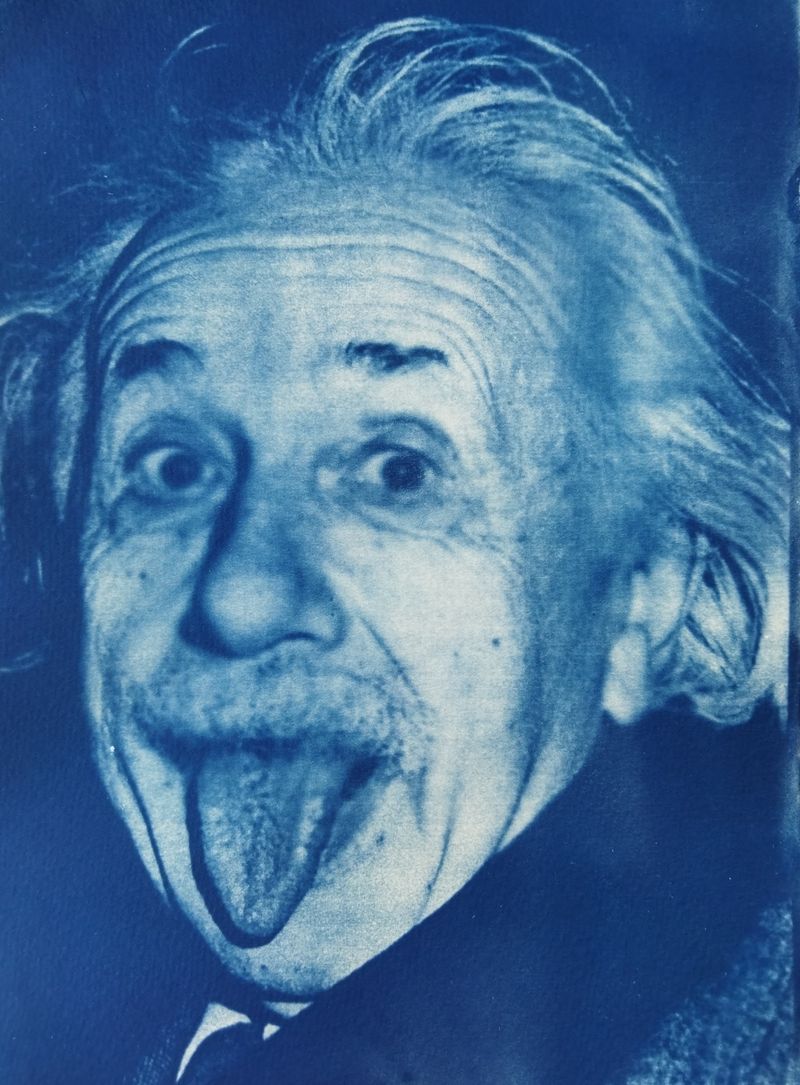 Einstein Sticking Out His Tongue