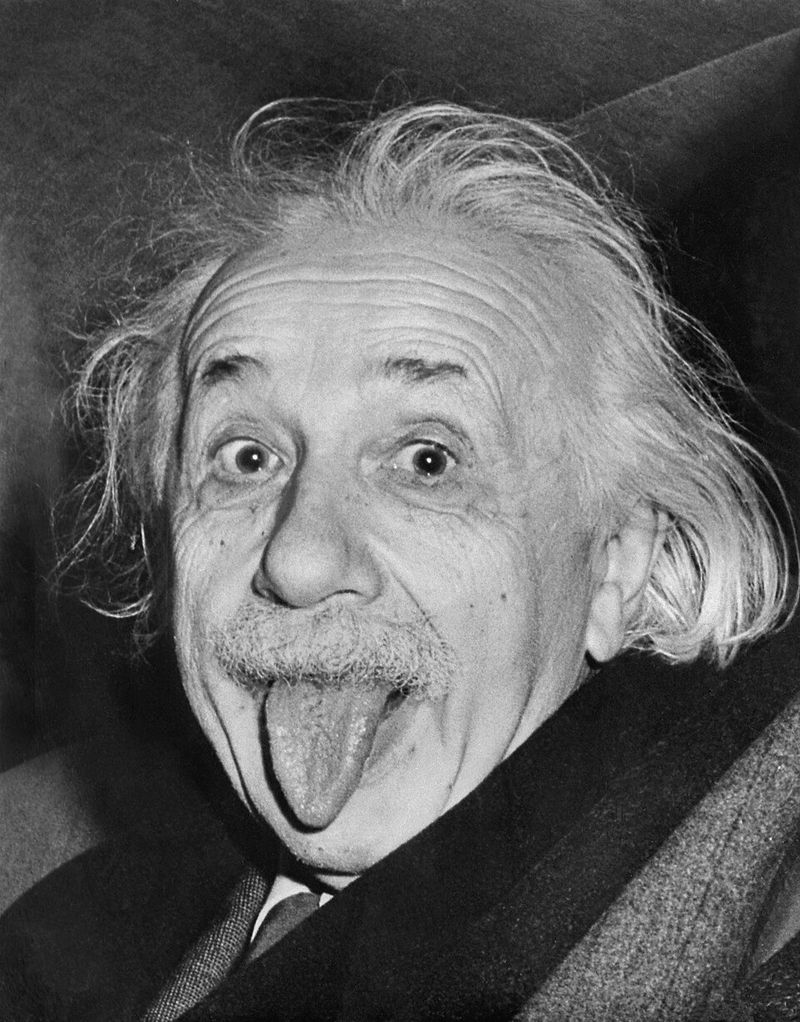 Einstein Sticking Out His Tongue
