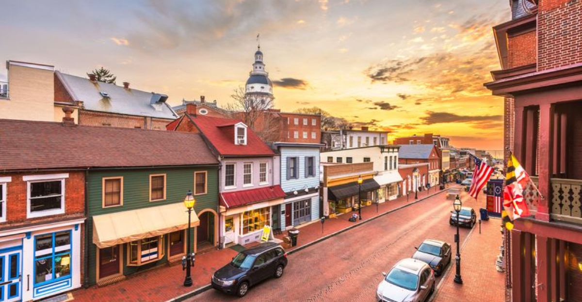 The Historic Spirit Of Annapolis Maryland Shines Along The Waterfront