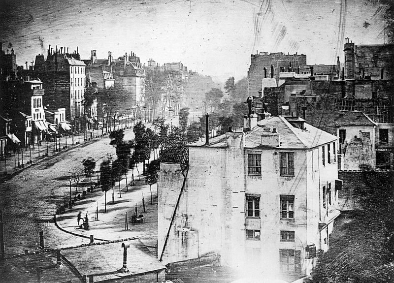 The First Photograph of a Human