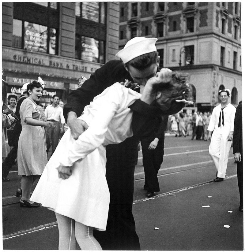 The V-J Day Kiss in Times Square
