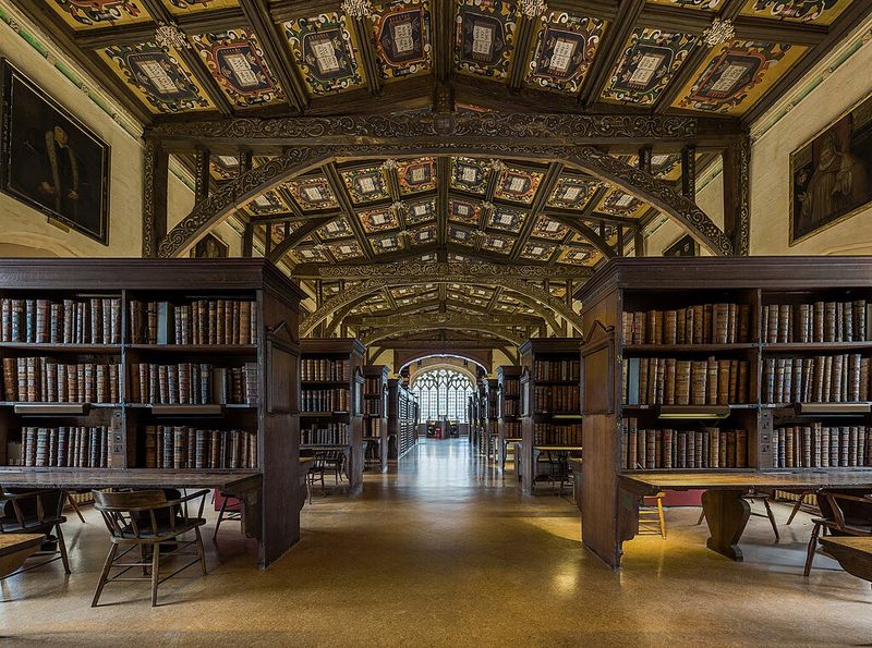 Bodleian Library In Oxford, England