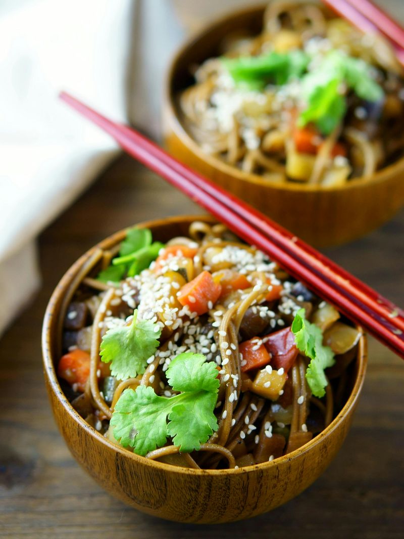 Cold Soba Noodle Salad