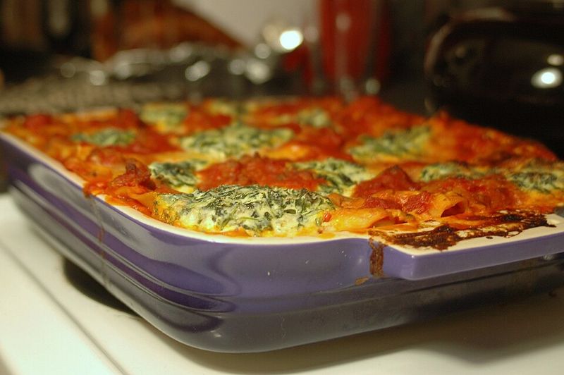Spinach and Mushroom Lasagna