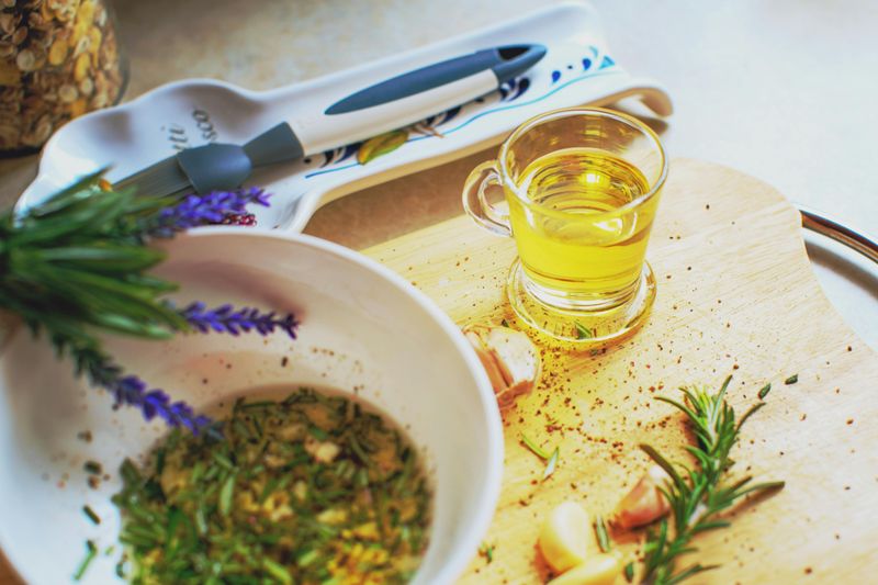 Marinate with Olive Oil and Herbs