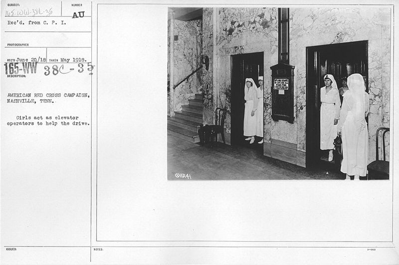 Elevator Operators in Department Stores