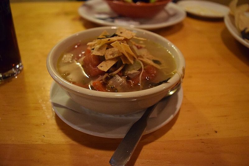 Chicken Tortilla Broth Soup