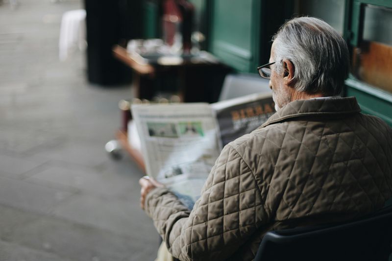 Reading Newspapers Every Morning