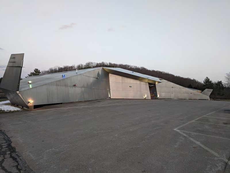 Explore the Spaceship-Shaped Toy Store