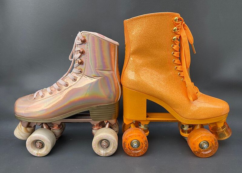 Roller Skating at the Local Rink