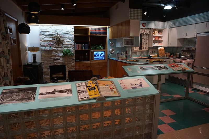 Michigan History Museum 1950s Dining Nook