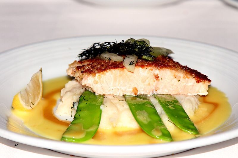 Maple-Mustard Salmon Fillet