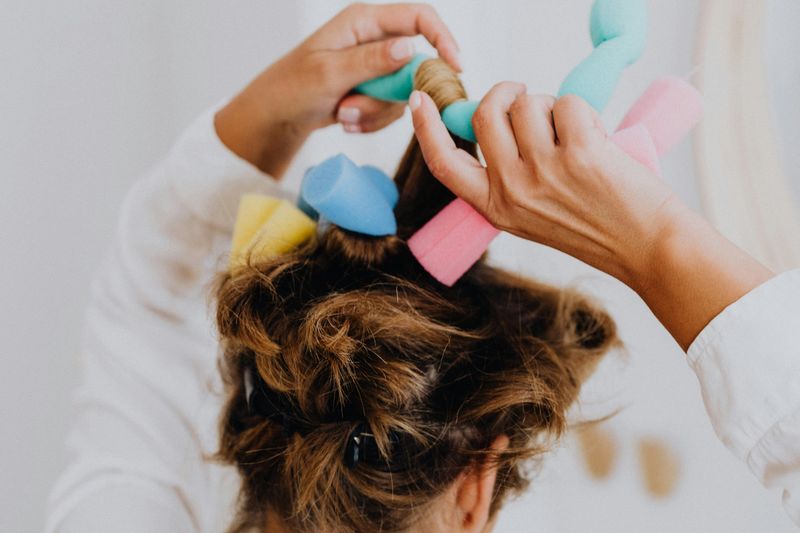 Rolling Hair With Curlers