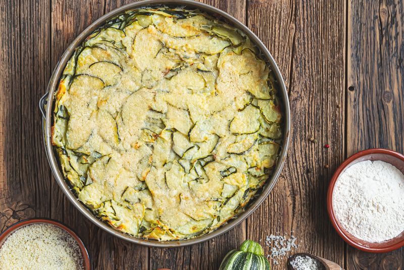 Baked Zucchini Parmesan