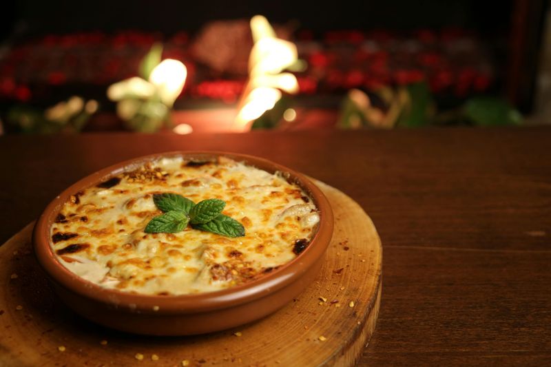 Herb Stuffing Cooked in a Casserole