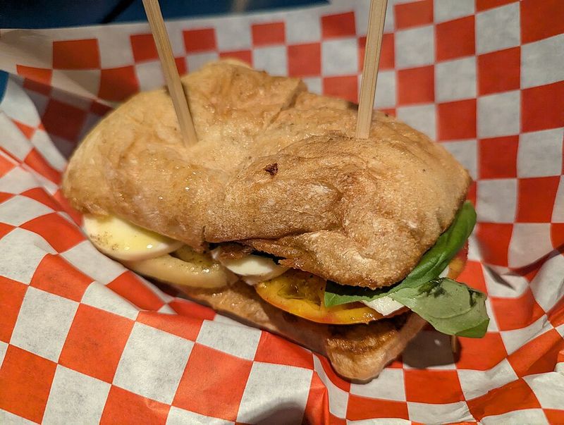 Caprese Sandwich On Ciabatta