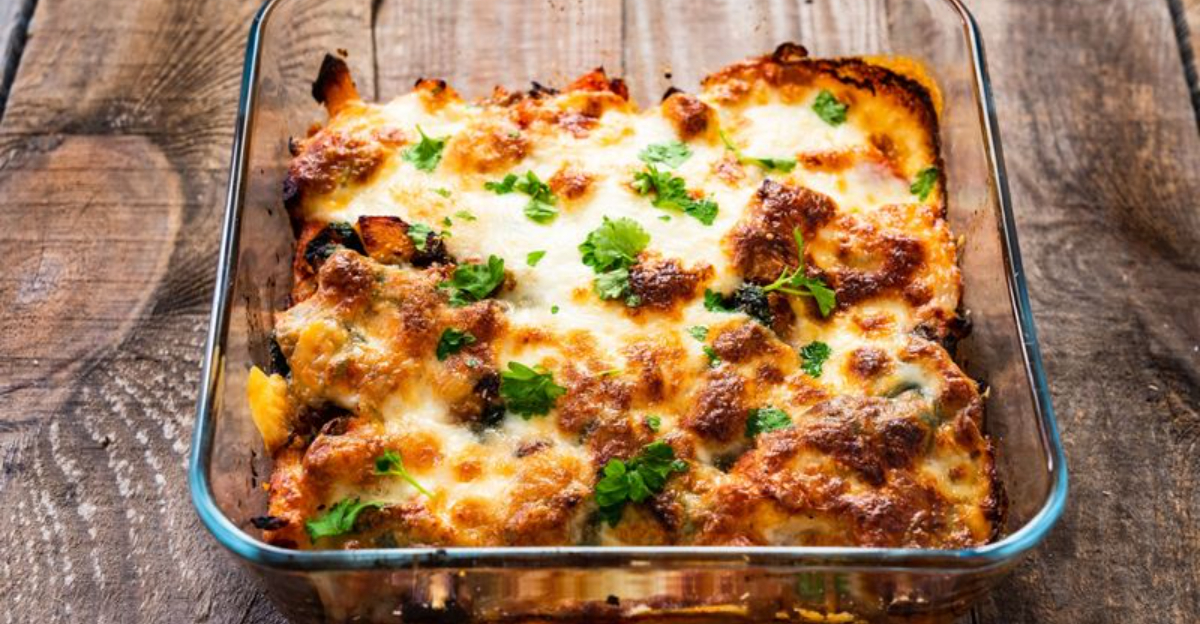 A Golden Topped Beef And Potato Casserole For Delicious Comfort