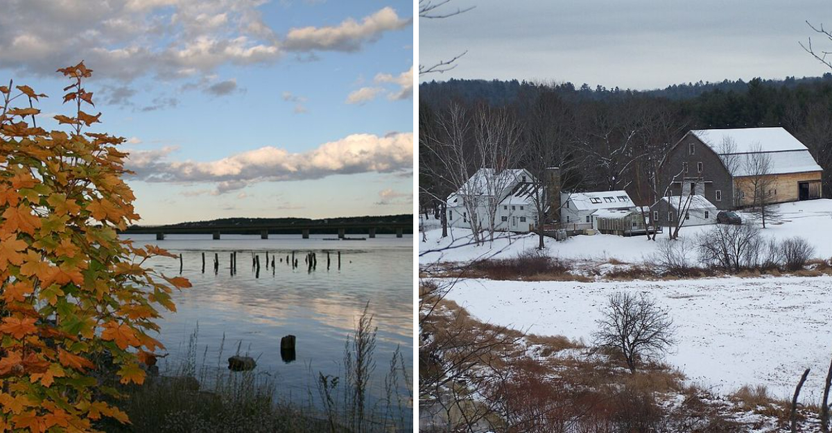 A Small Maine Town Woven With History Fields And Quiet Roads