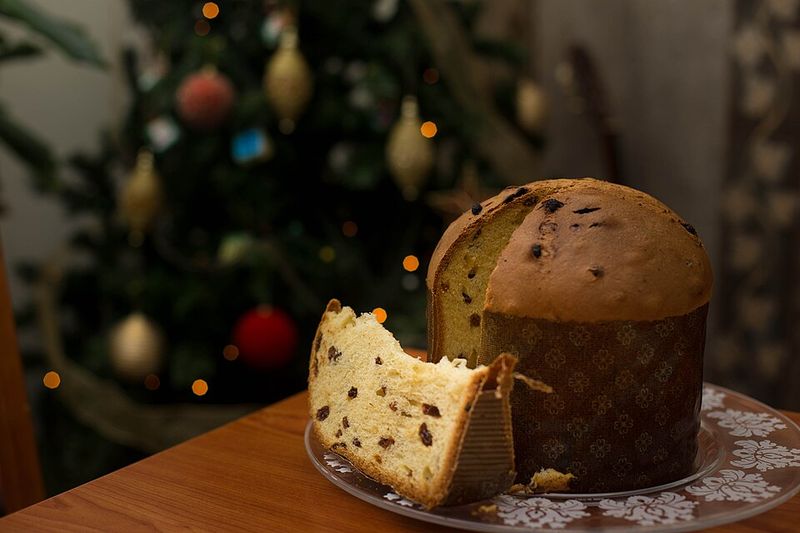 Traditional Panettone Holiday Cake