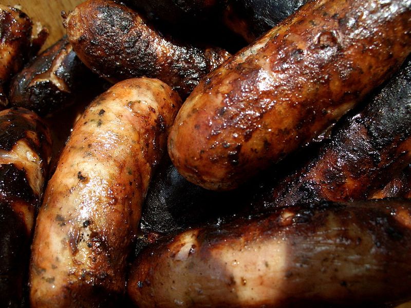 Maple Glazed Grilled Sausages
