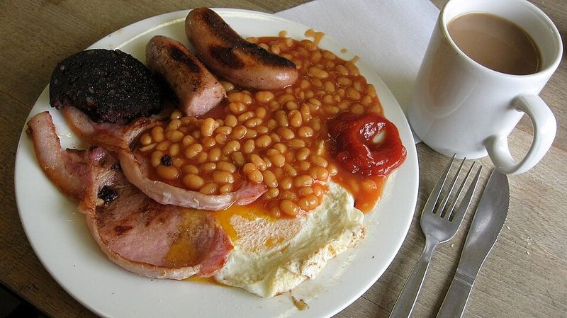 Full English Breakfast With Black Pudding