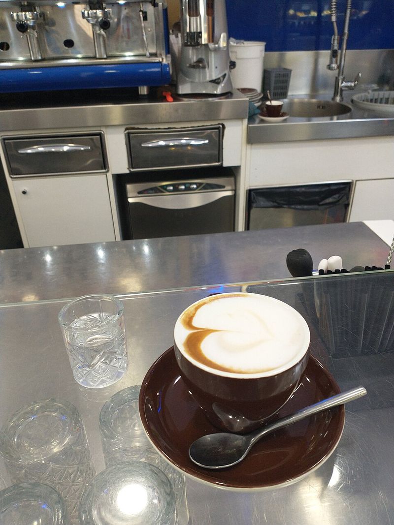 Sitting Down For A Quick Coffee That Locals Drink Al Banco