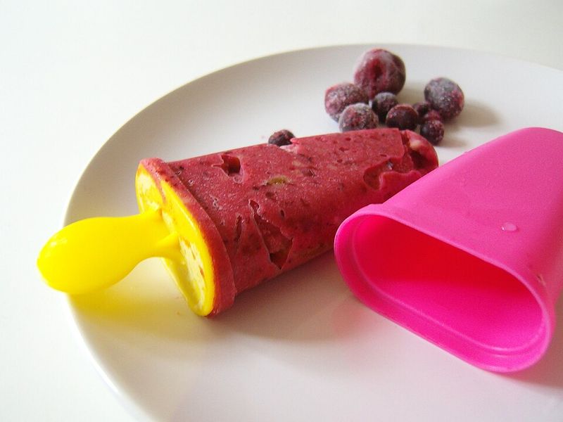 Berry Smoothie Ice Pops