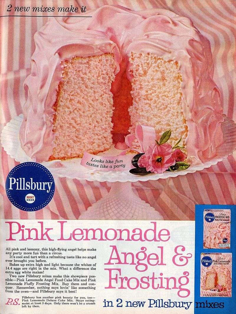 Pillsbury Pink Lemonade Angel Food Cake Mix