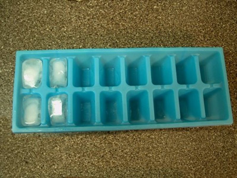 Filling And Emptying Ice Cube Trays