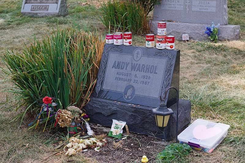 Andy Warhol (St. John the Baptist Byzantine Catholic Cemetery, Pennsylvania)