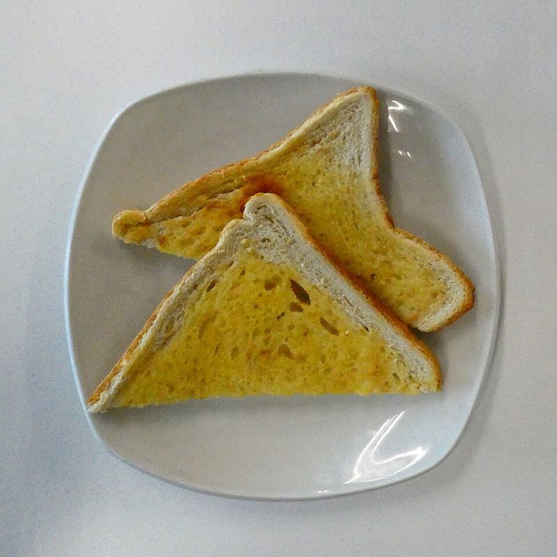 White Toast with Butter