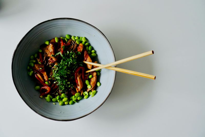 Soba Noodles with Edamame and Sesame Dressing