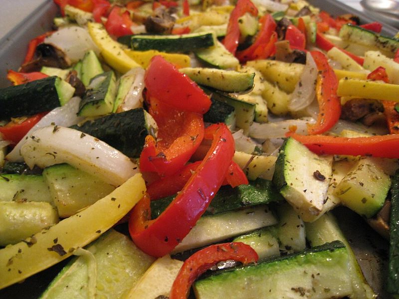 Harissa Roasted Vegetables