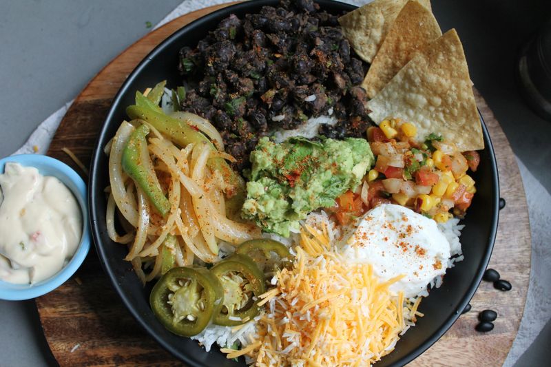Sweet Potato and Black Bean Burrito Bowls